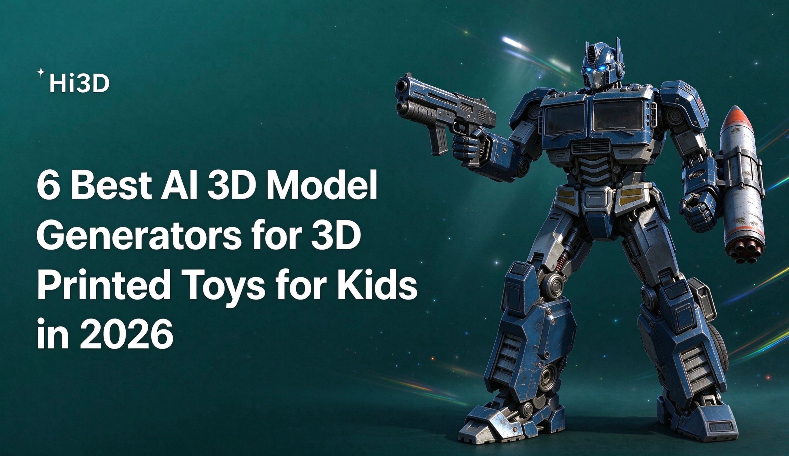 Best AI 3D Model Generators for 3D Printed Toys for Kids in 2026