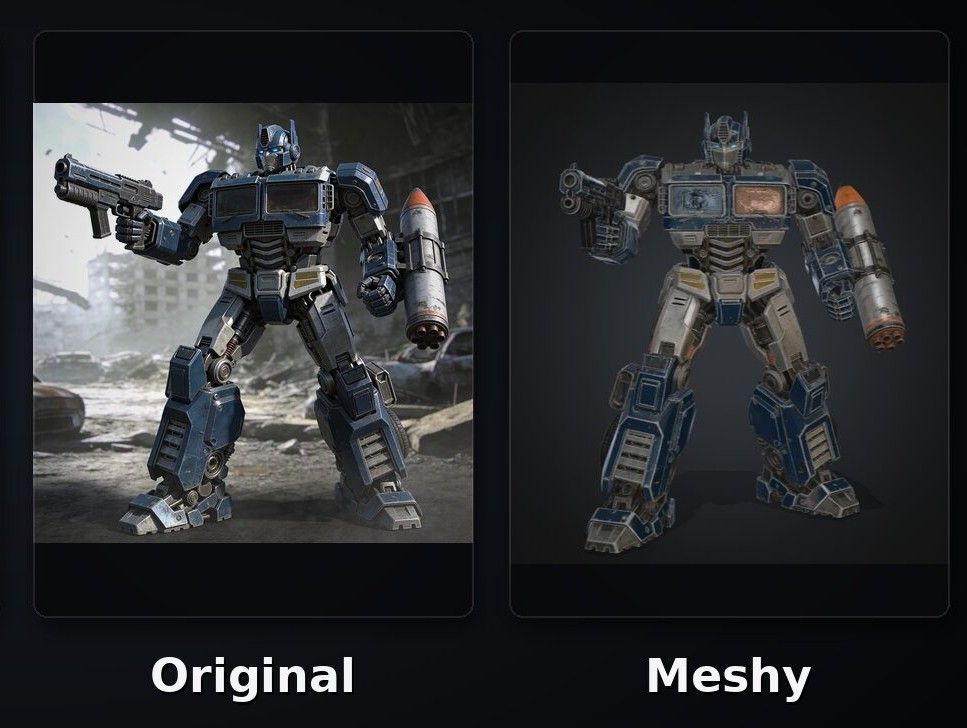 Hi3D Transformers-Style Robot Test