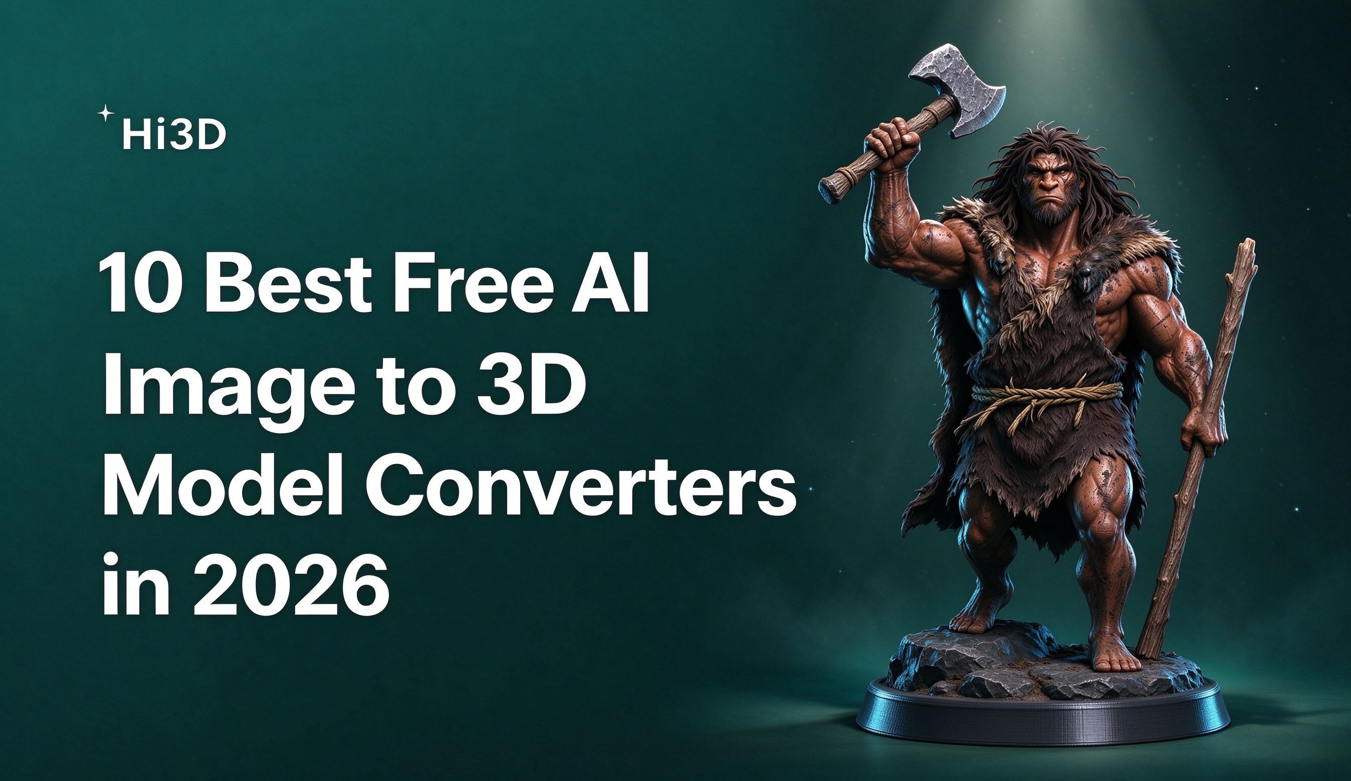 10 Best Free AI Image to 3D Model Converters in 2026
