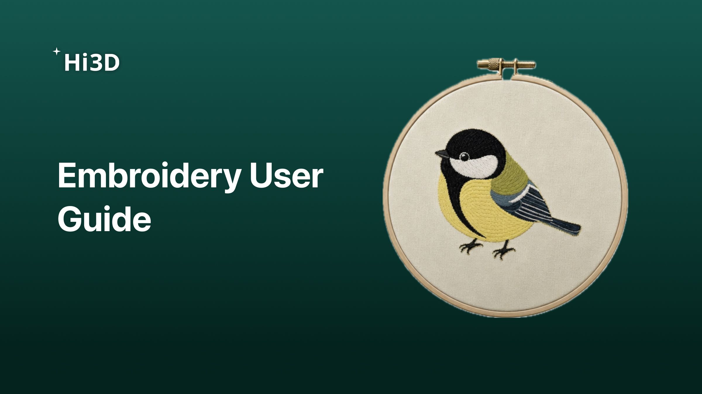Hi3D Embroidery User Guide