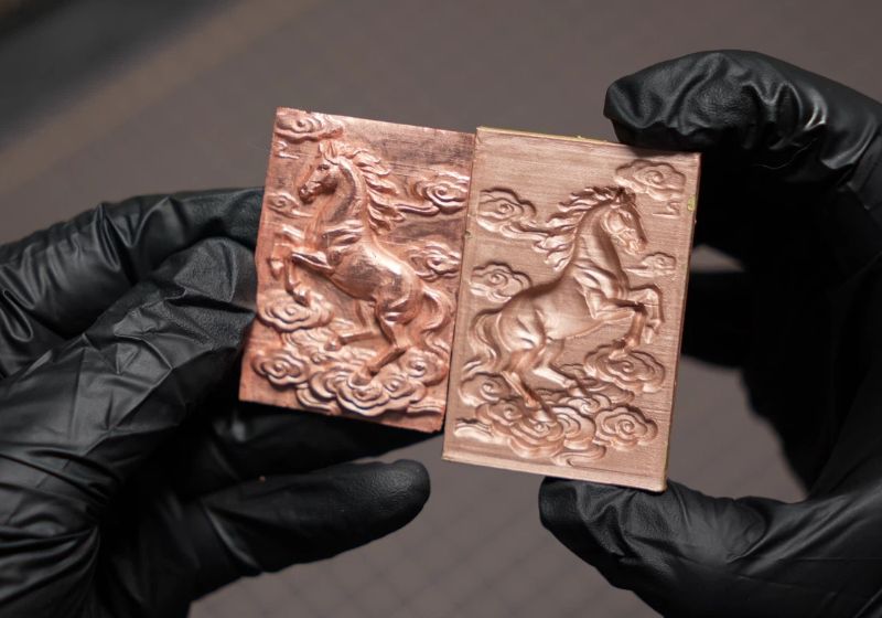 horse 3d relief