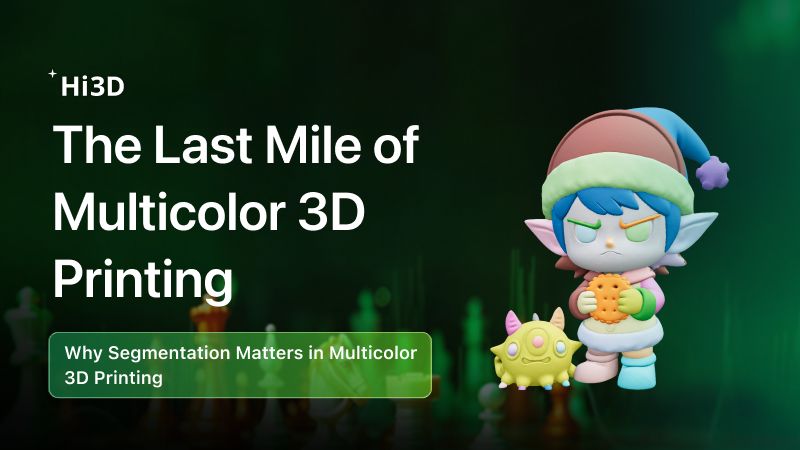 Die letzte Meile des mehrfarbigen 3D-Drucks: Warum die Farbsegmentierung von Modellen wichtiger ist als die Hardware KI-Farbsegmentierung für mehrfarbigen 3D-Druck – vom Modell-Upload bis zur druckfertigen Ausgabe