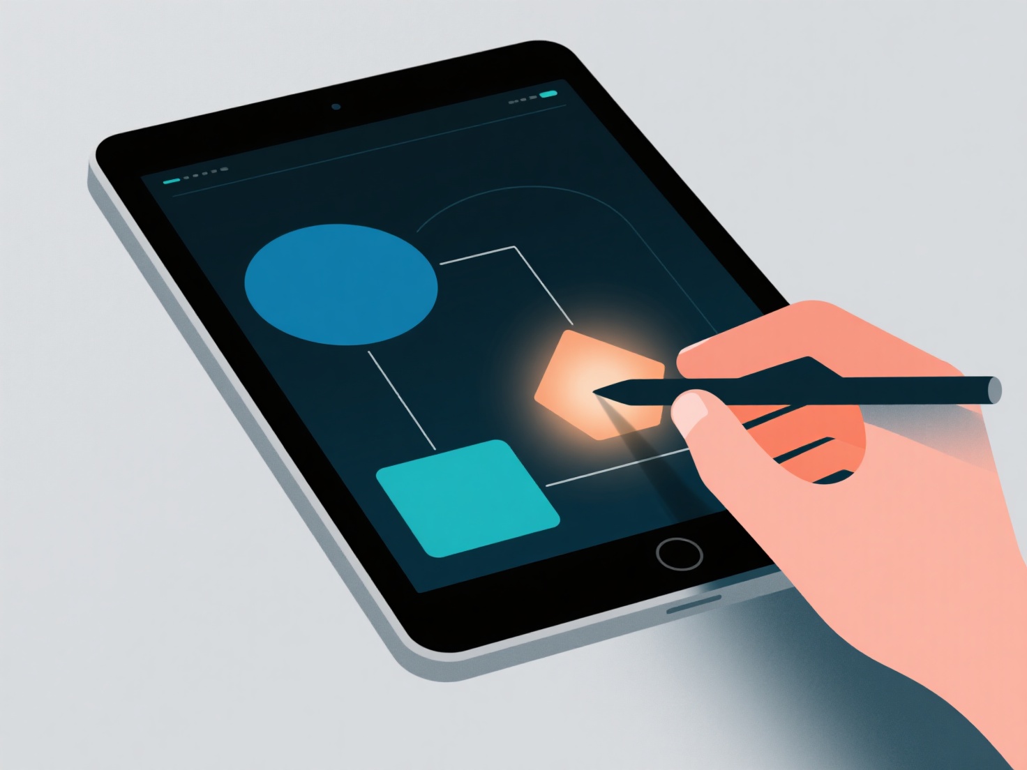 Warum ist das isometrische 3D-Modell in der Illustration blockig?