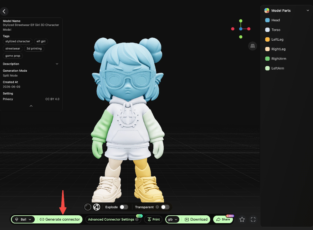 Hi3D-automatically-splits-the-model