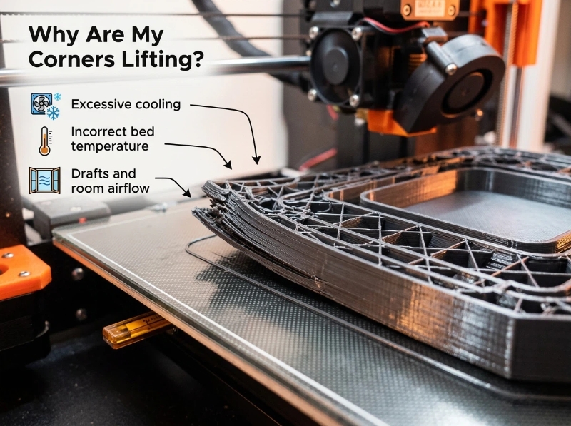 warping-on-an-fdm-3d-print-caused-by-poor-bed-adhesion