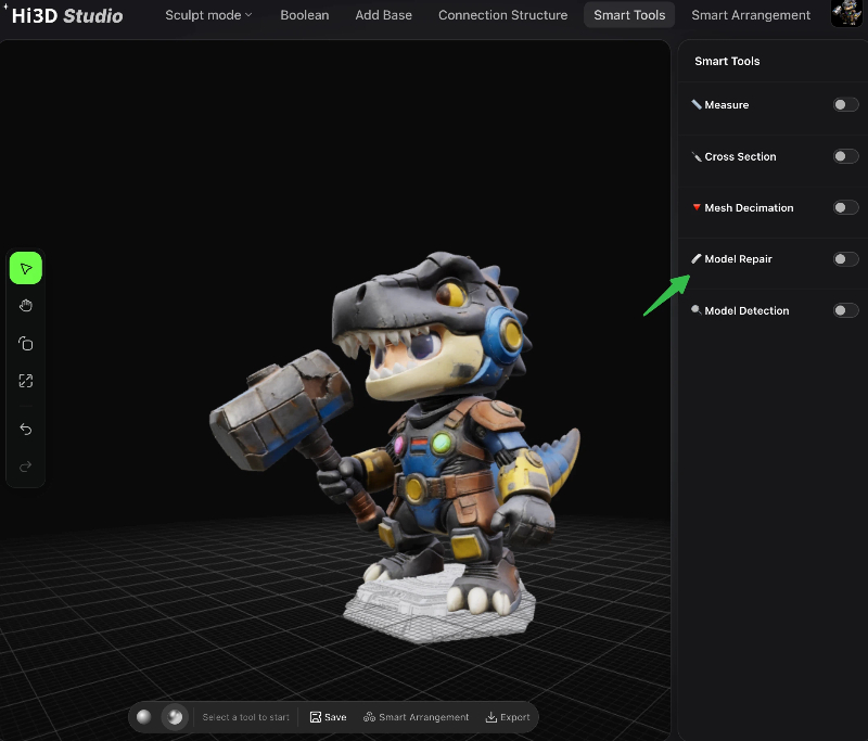 Smart Tools – Mesh Repair & Optimization Utilities