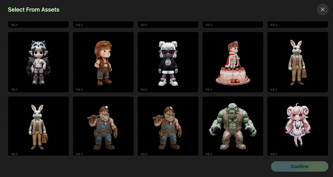 select-free-3D-model-from-Hi3D-asset