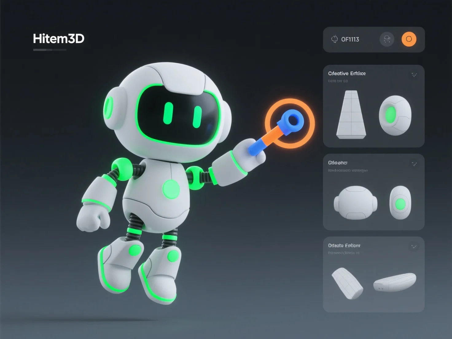 How can Hitem3D help me quickly create a virtual mascot or character for my brand?