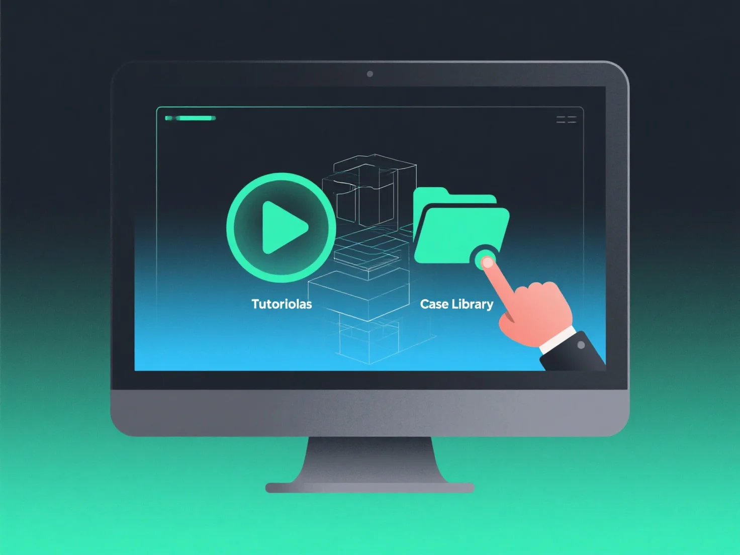 Does Hitem3D provide tutorials and a case library?
