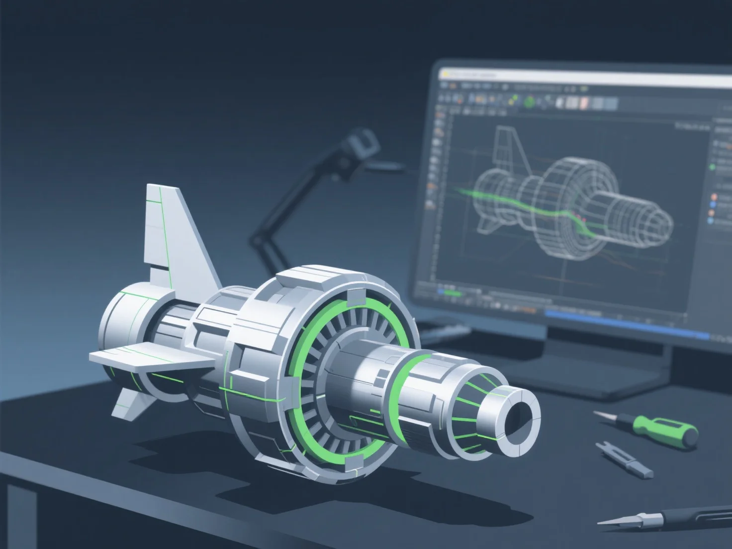 What are typical 3D modeling use cases in aerospace engineering?