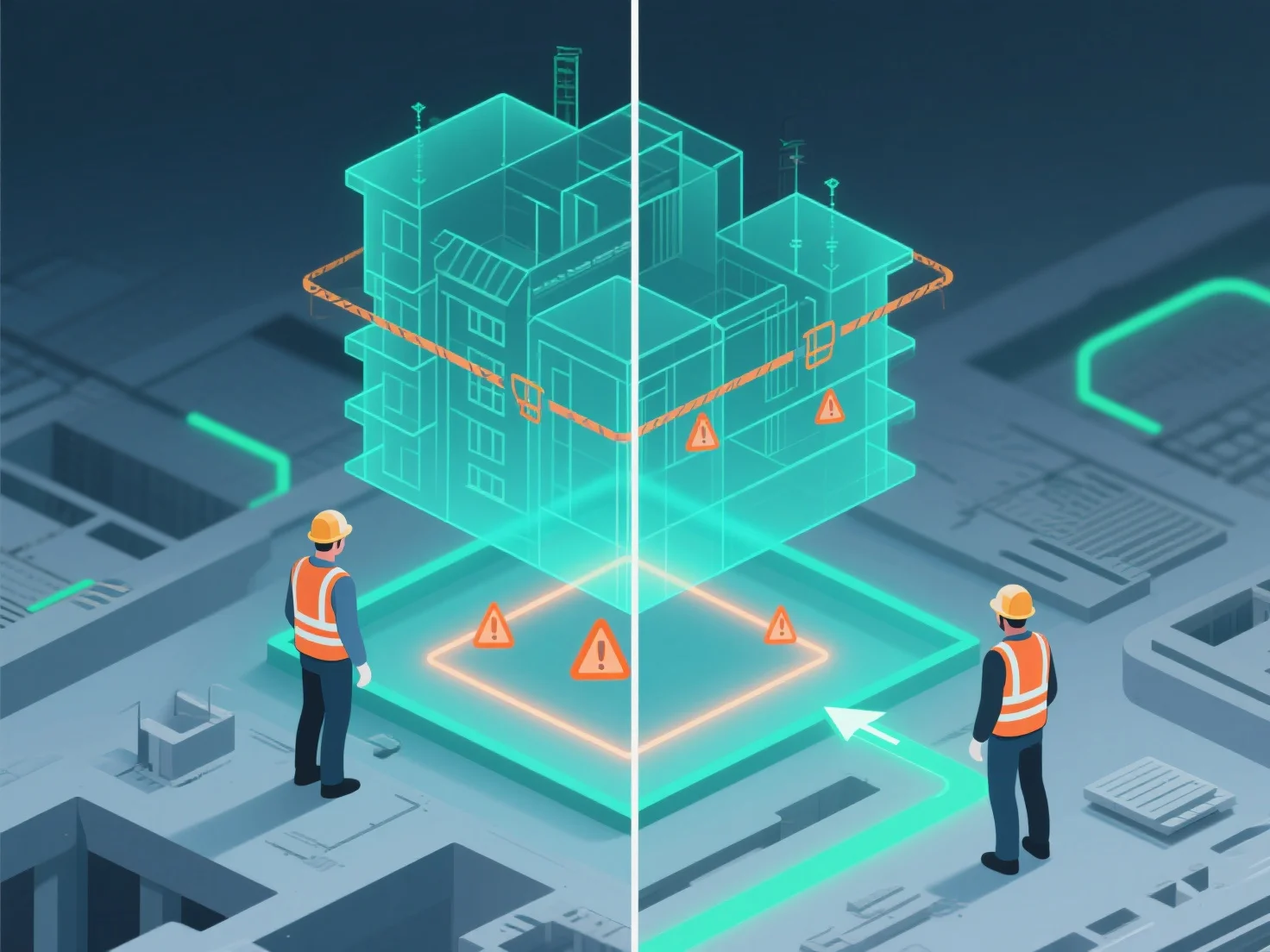 What are the main 3D applications in construction safety simulations?