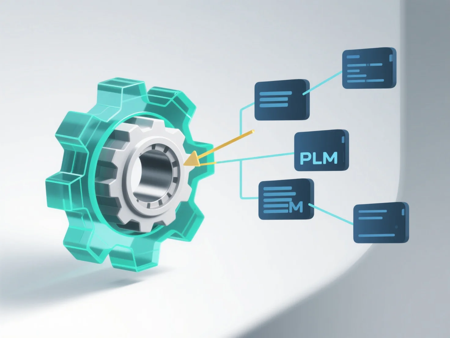 How does 3D modeling integrate with PLM systems?