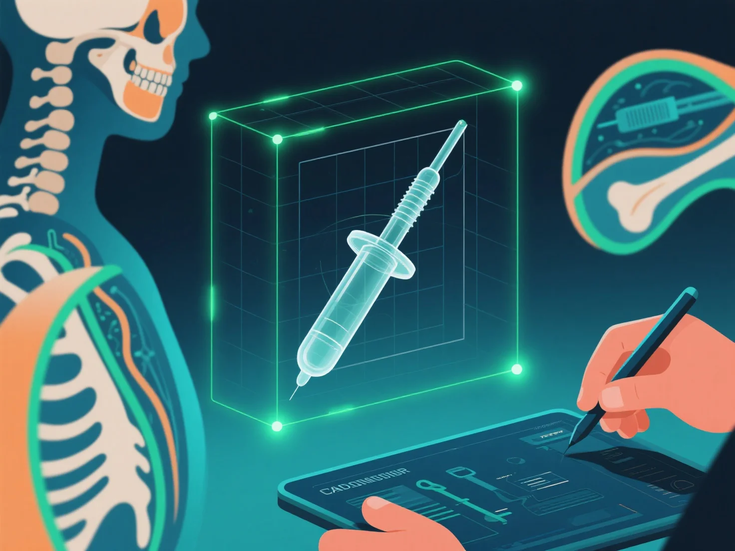 What is the process of designing a 3D model for medical device prototypes?