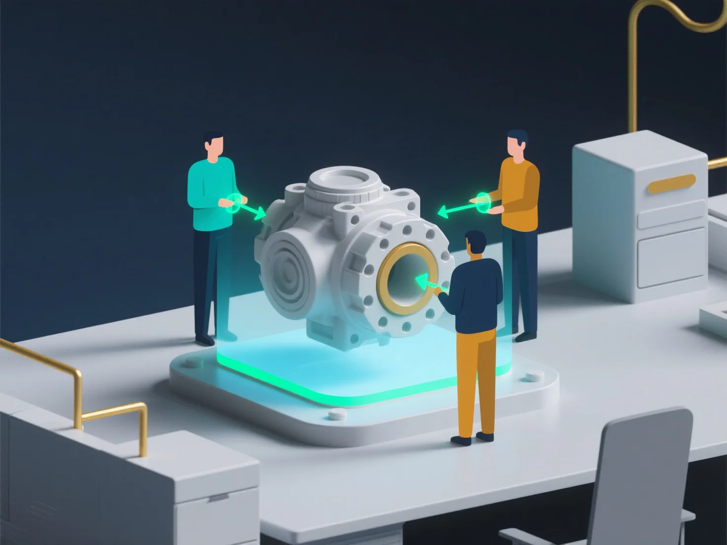 How can 3D modeling improve workflow efficiency across departments?