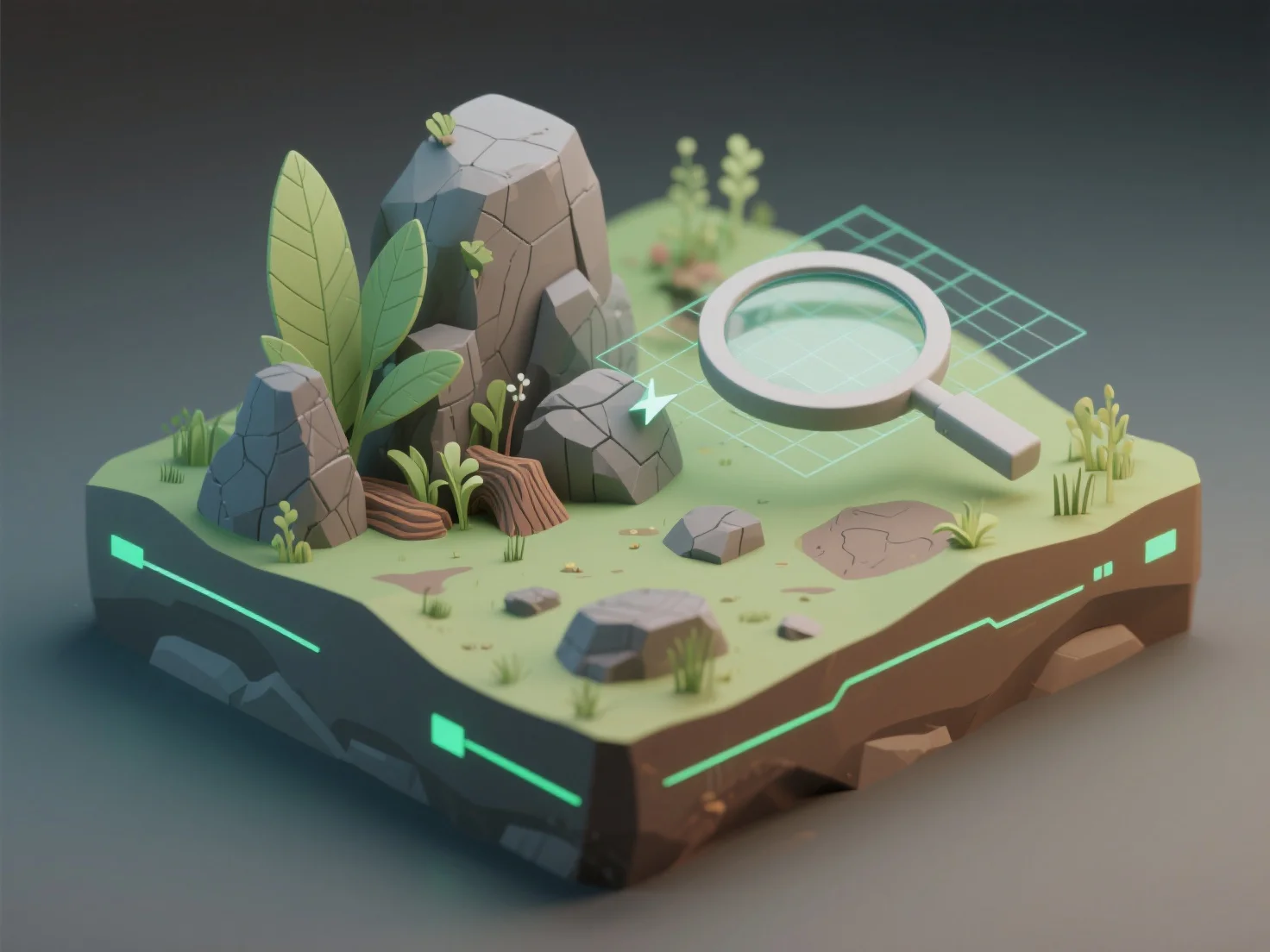 How do 3D modelers handle the complexity of natural environments in their models?