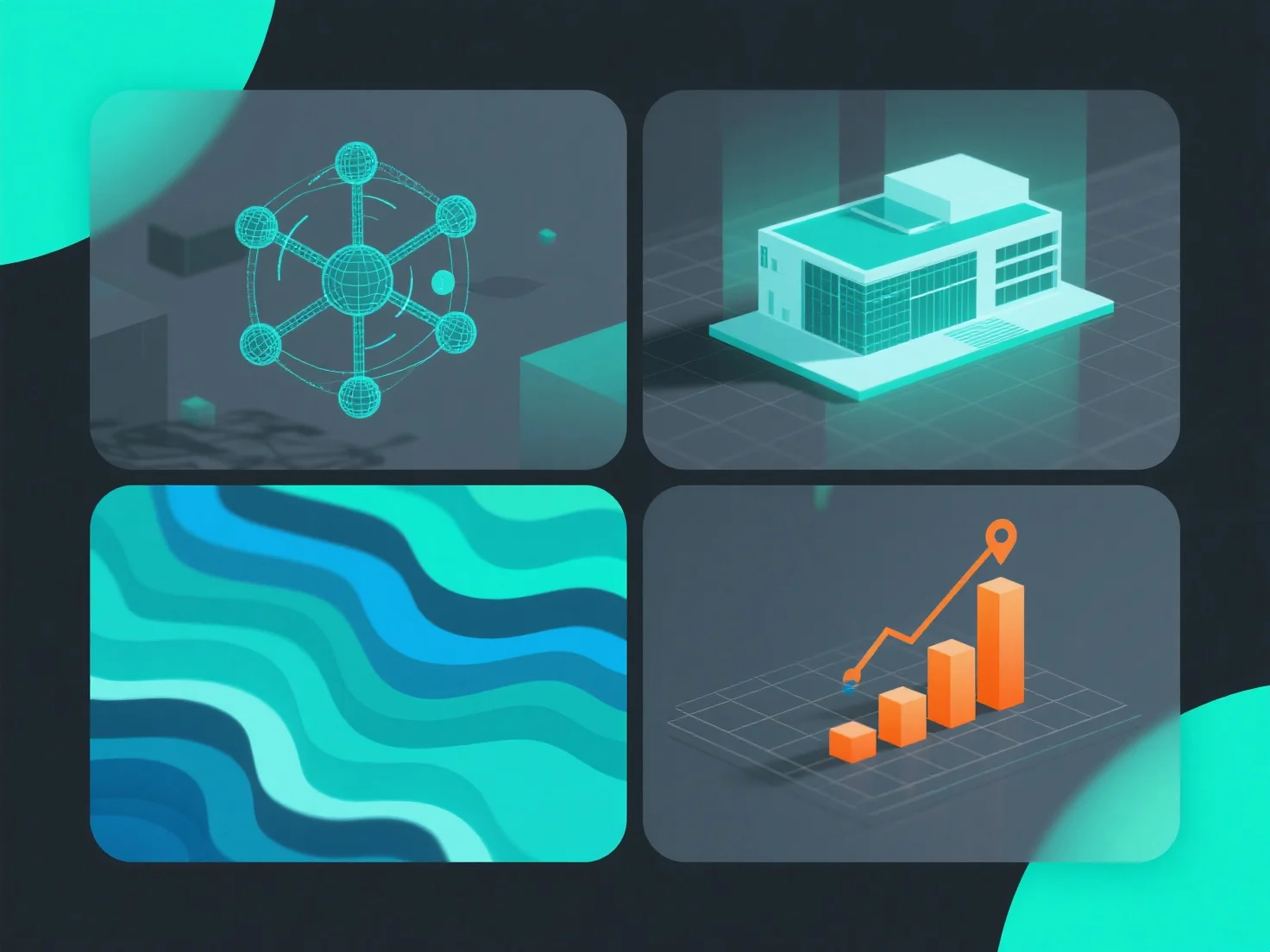 What are common implementation forms of 3D visualization?