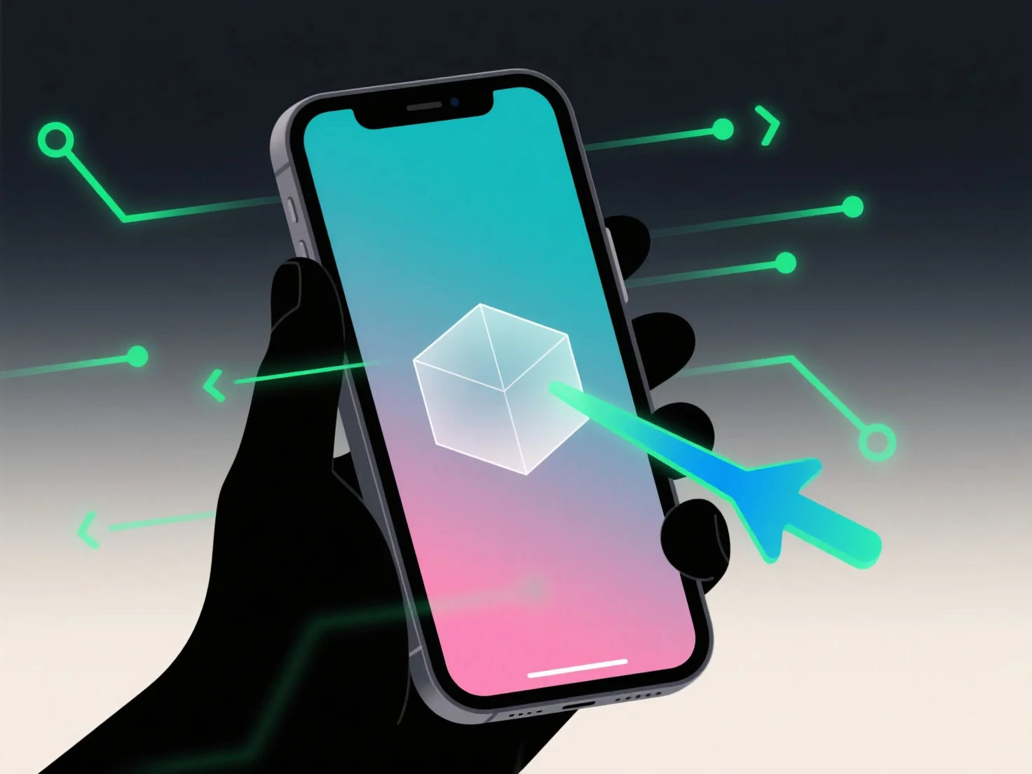 How are 3D models implemented in mobile applications?