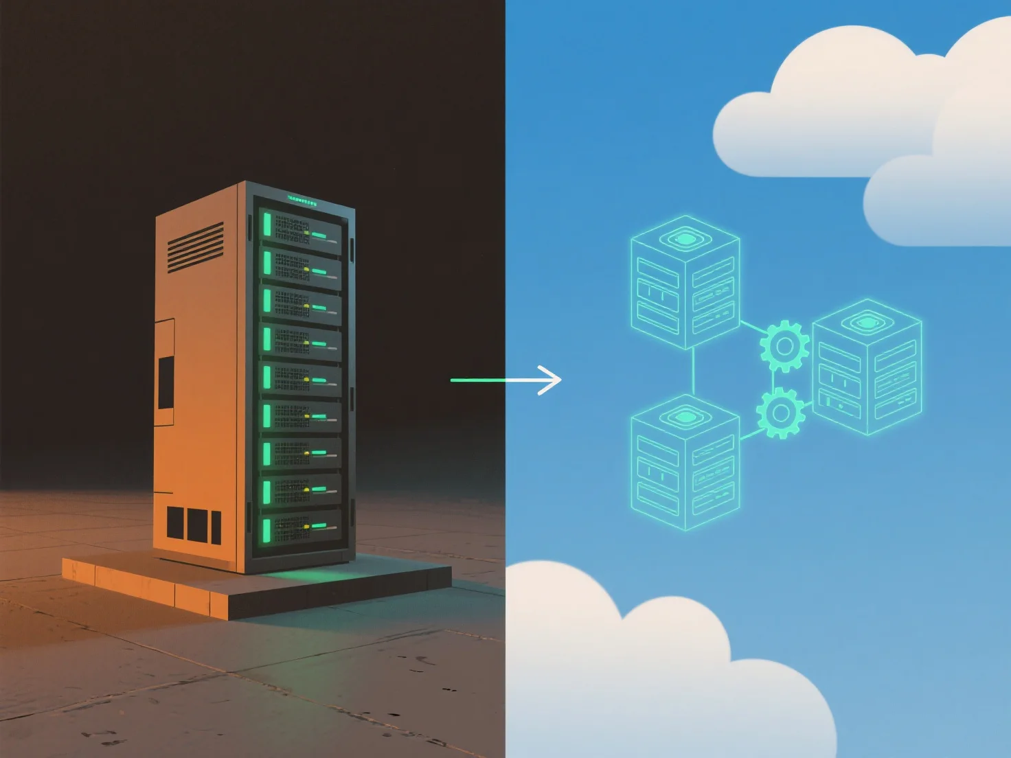 What are typical on-premise vs cloud implementation forms for 3D?