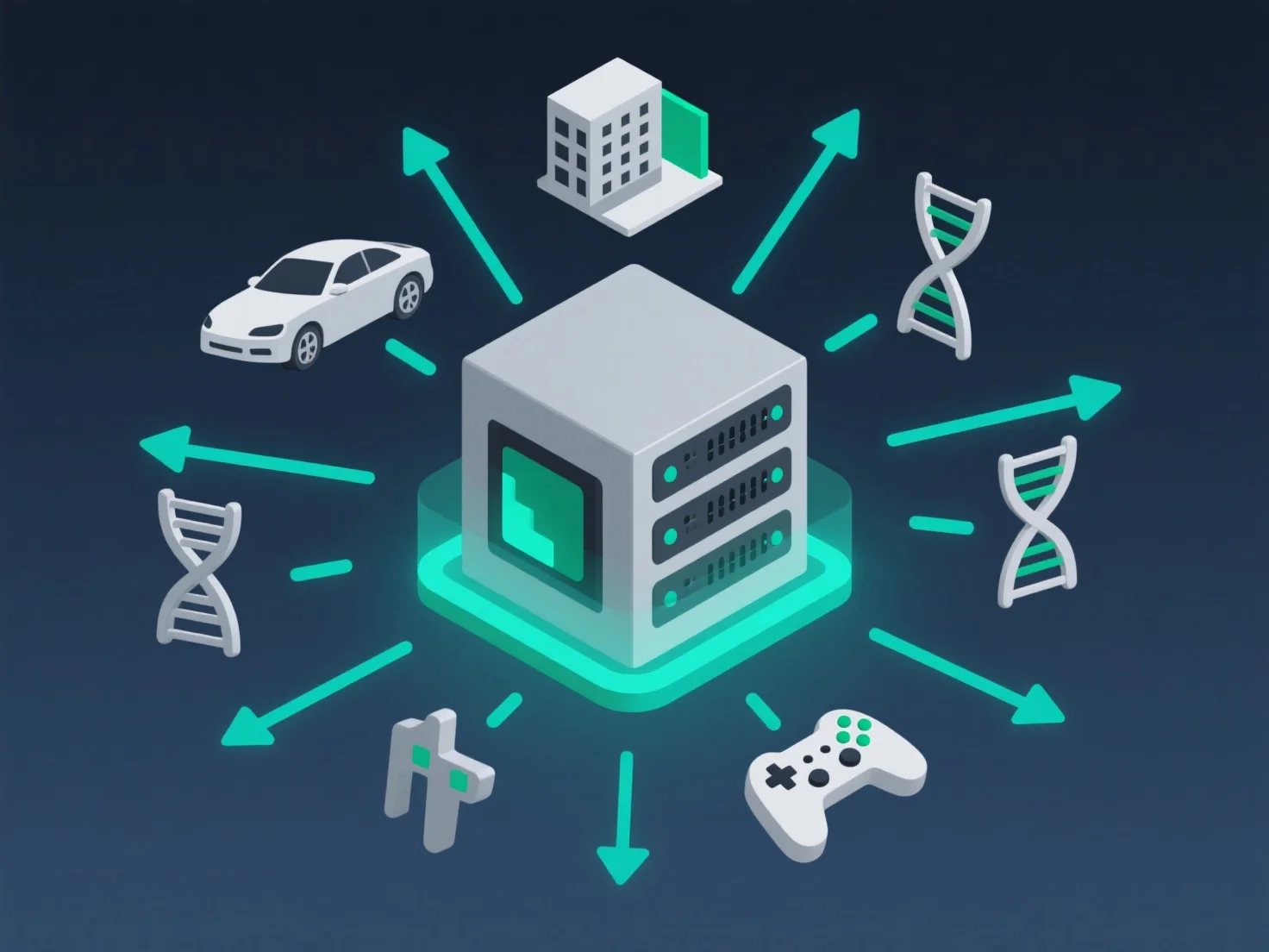 What similarities exist in 3D asset management across industries?