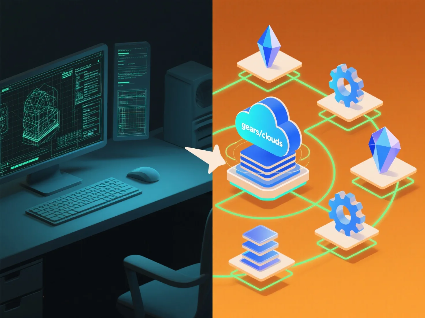 How is 3D production shifting toward service-based models?