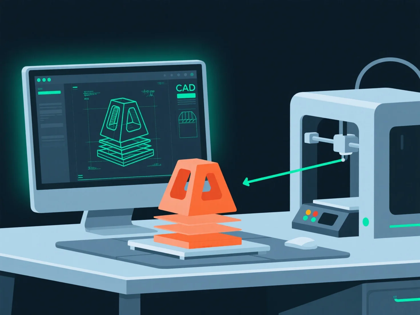 What production modes support rapid 3D prototyping?