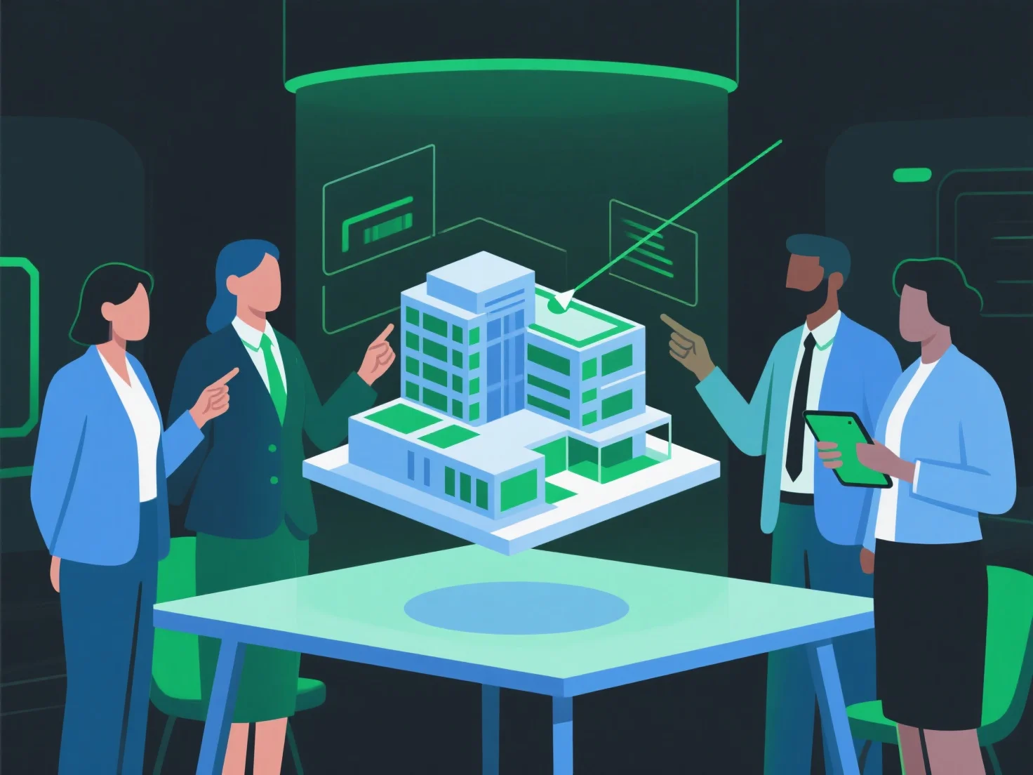 How does 3D modeling support collaboration during the project planning phase?