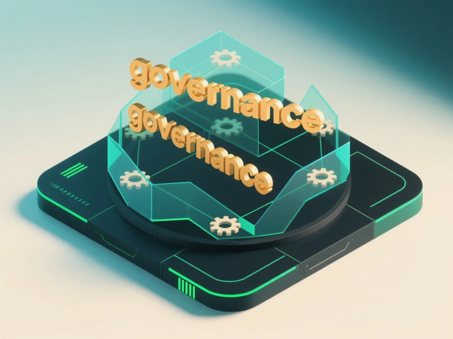 What role does data governance play in 3D platforms?