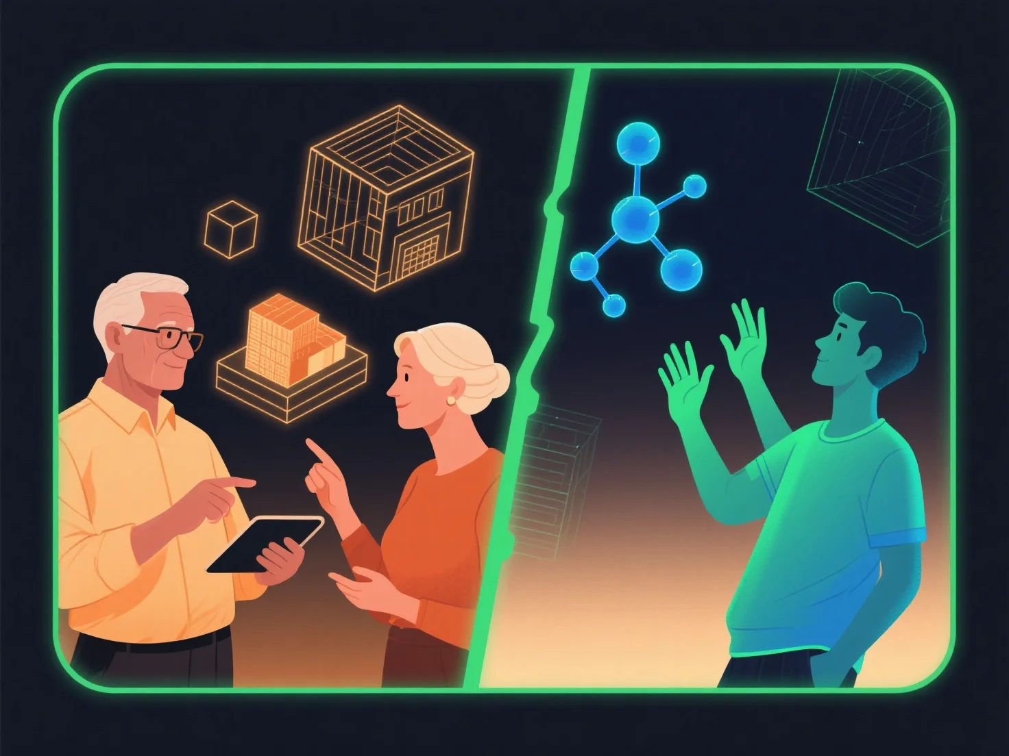 Wie wirkt sich der Generationswechsel auf die 3D-Nutzungsmuster aus?