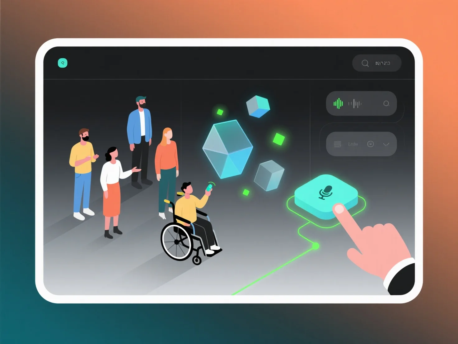 Wie wirkt sich Zugänglichkeit auf die zukünftige Einführung von 3D aus?