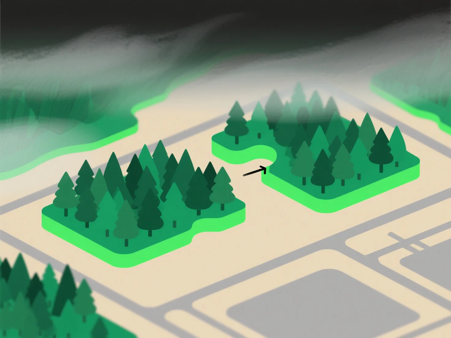 How does ecosystem fragmentation create uncertainty?