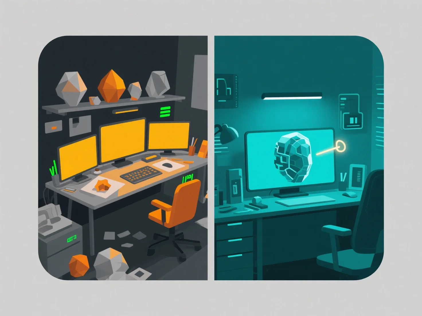 How does artist experience level influence 3D production efficiency?