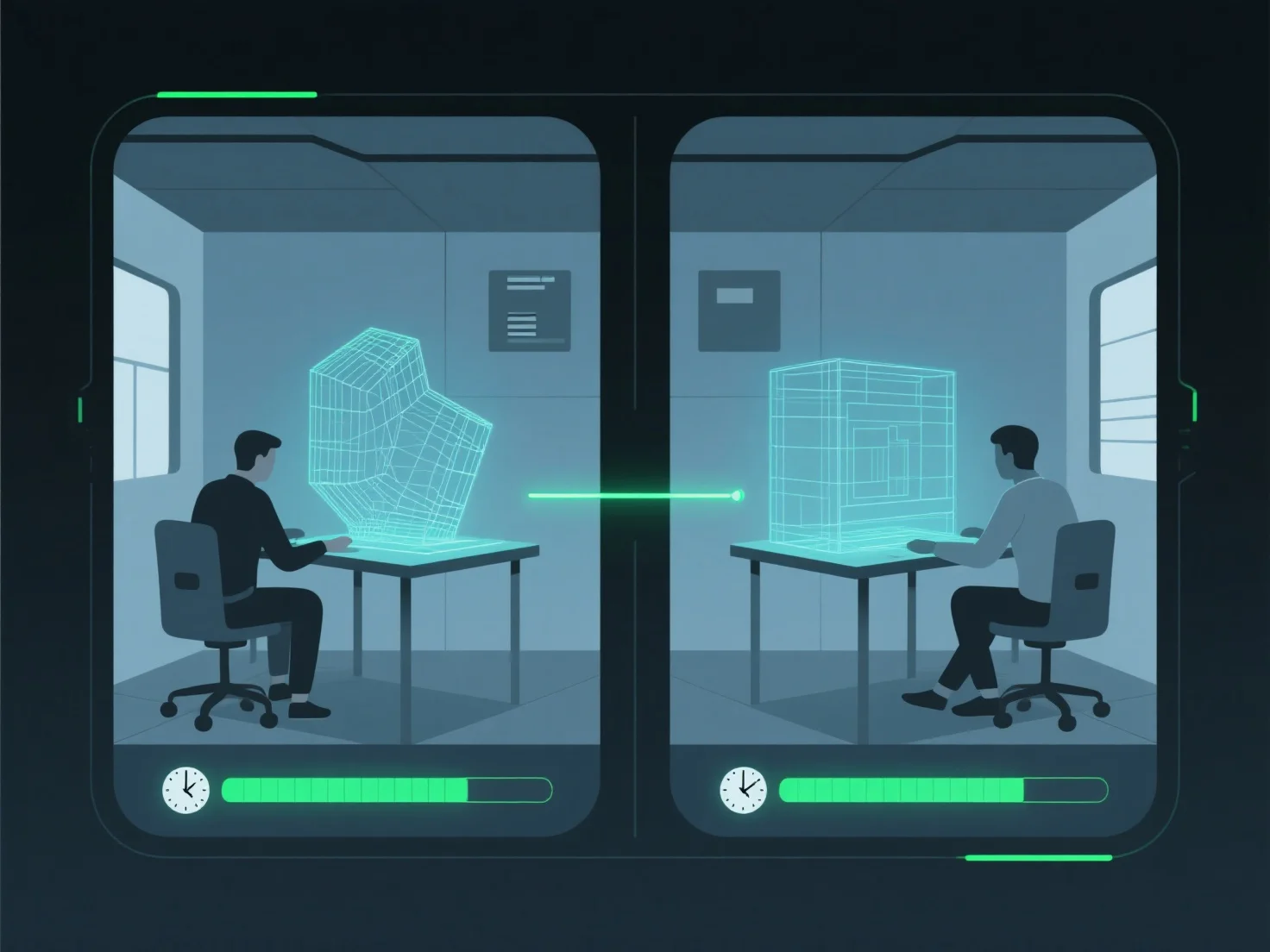 How does remote collaboration impact time efficiency in 3D teams?