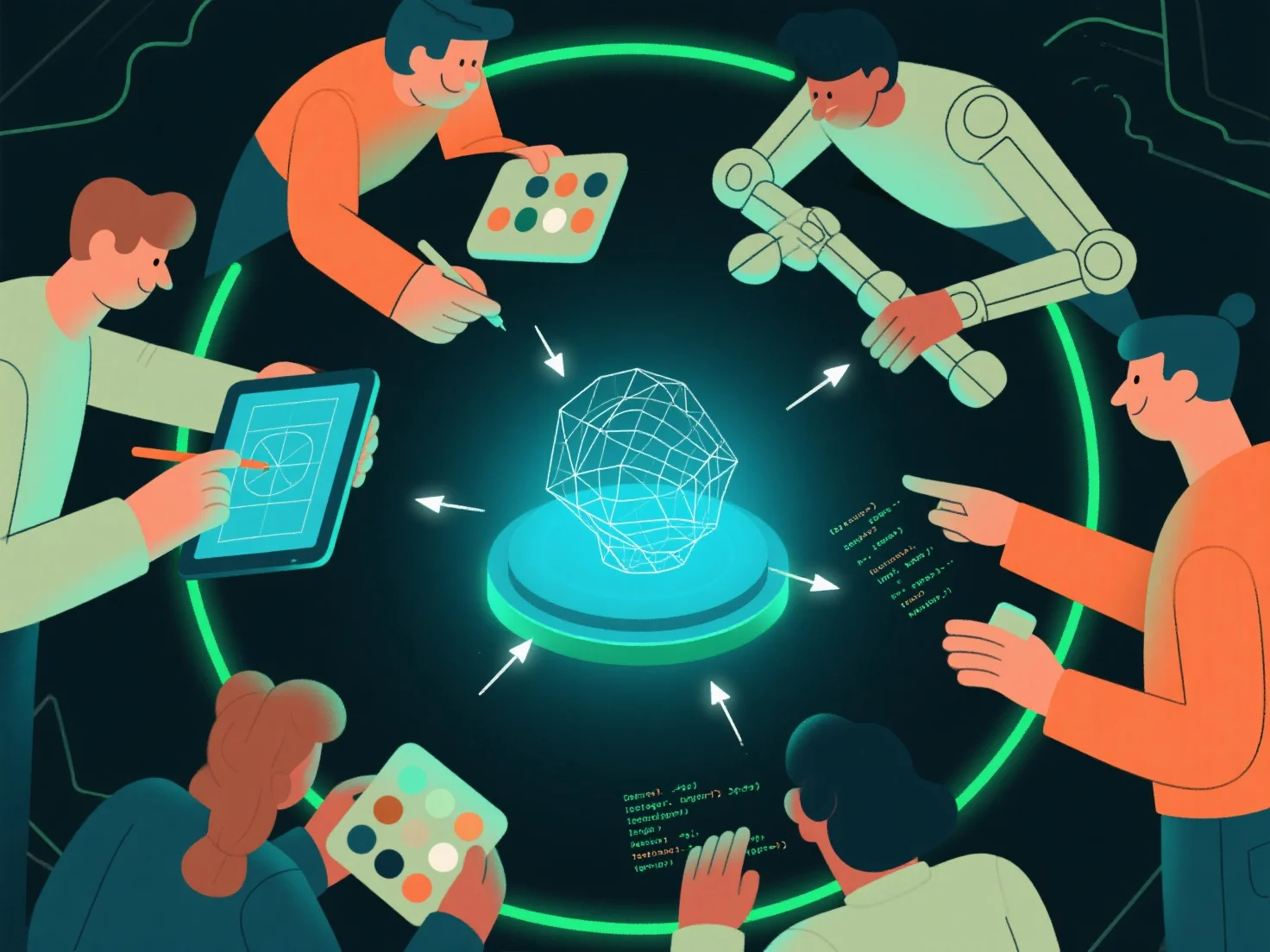 What roles are typically involved in a 3D modeling and production team?