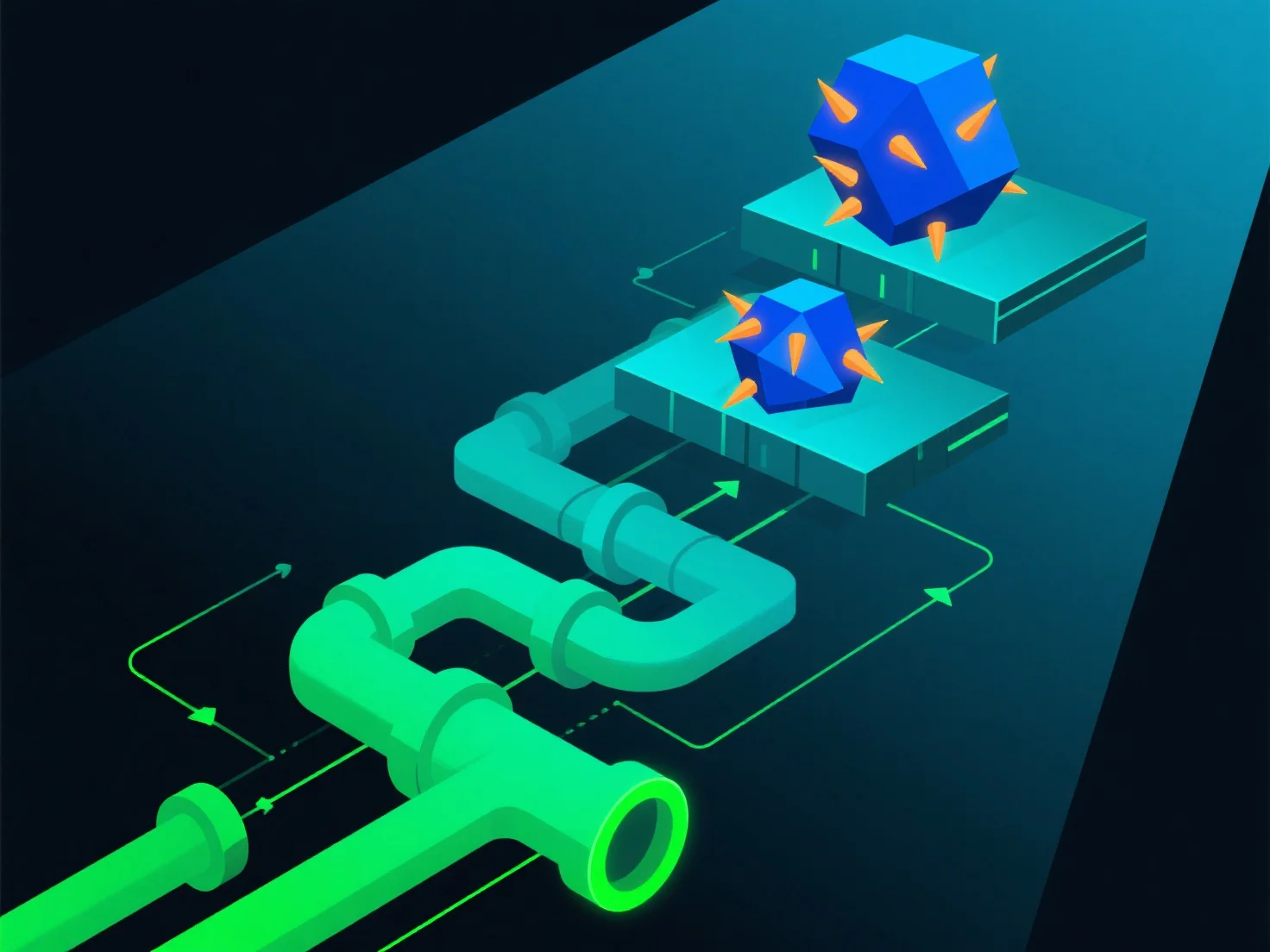 How does review hierarchy impact efficiency in 3D pipelines?