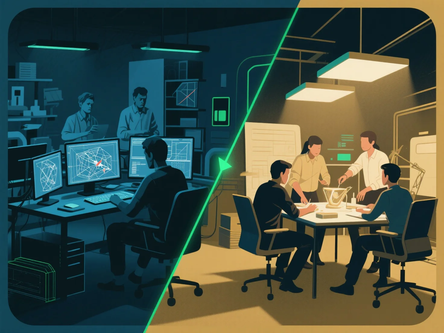 How does training investment reduce long-term labor cost in 3D teams?