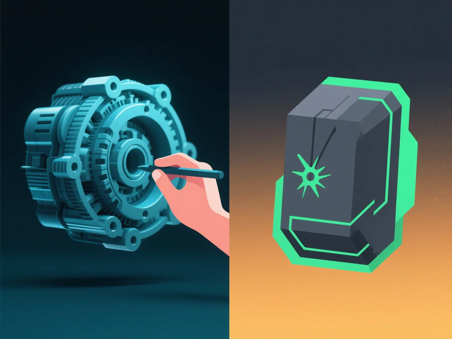 How does higher 3D visual quality impact production efficiency?