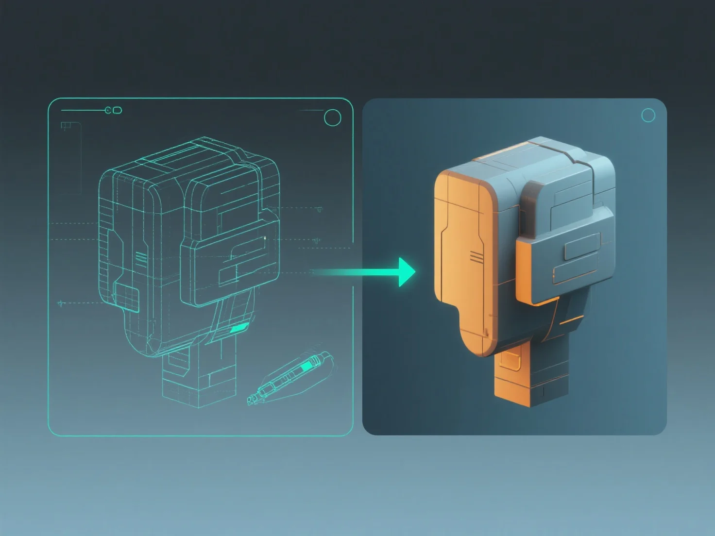 How does real-time preview help balance quality and speed in 3D design?