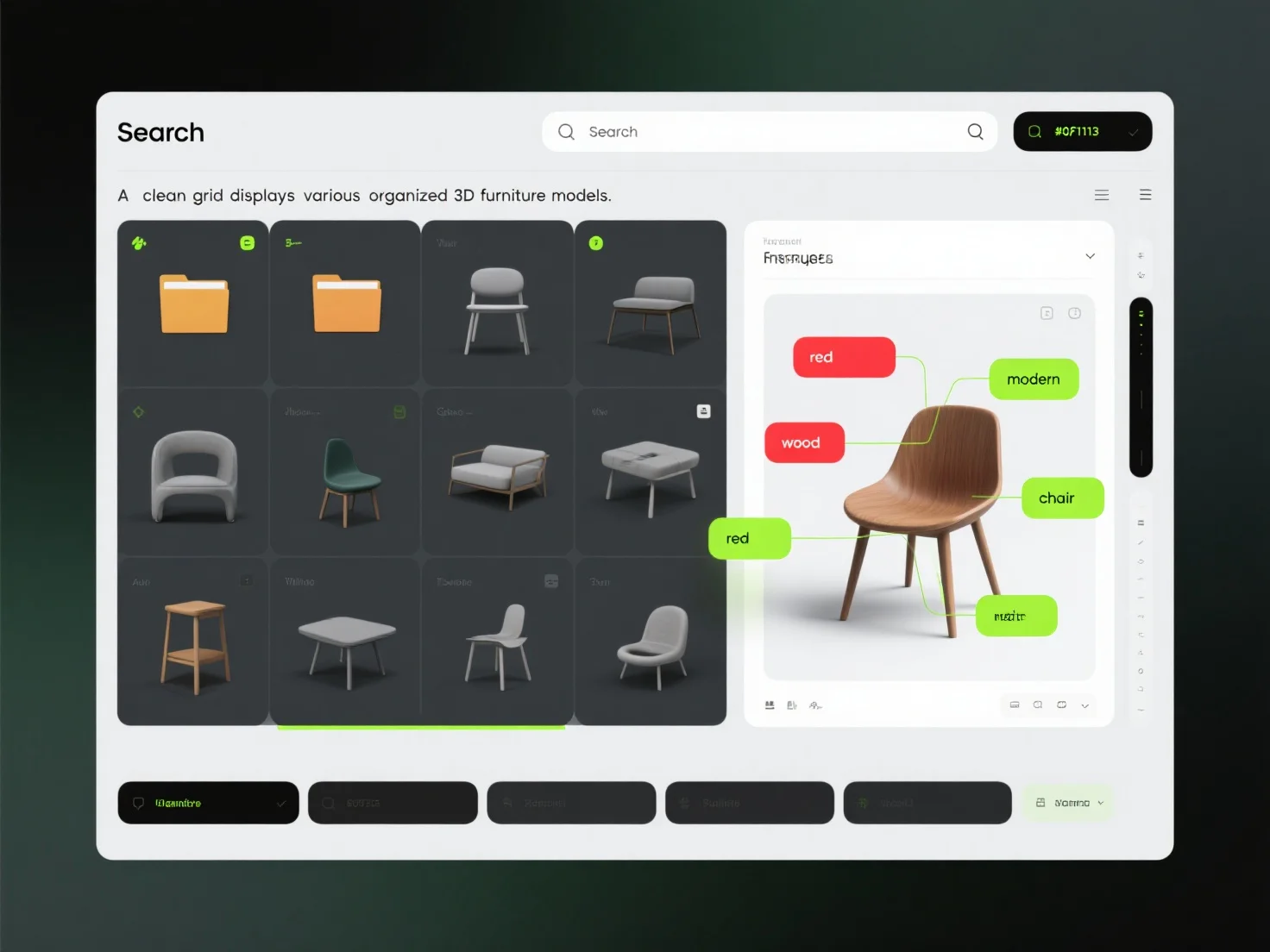 How does tagging improve efficiency in 3D asset management?