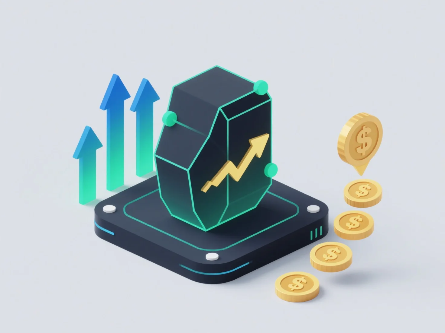 How do performance gains affect operational cost in 3D applications?