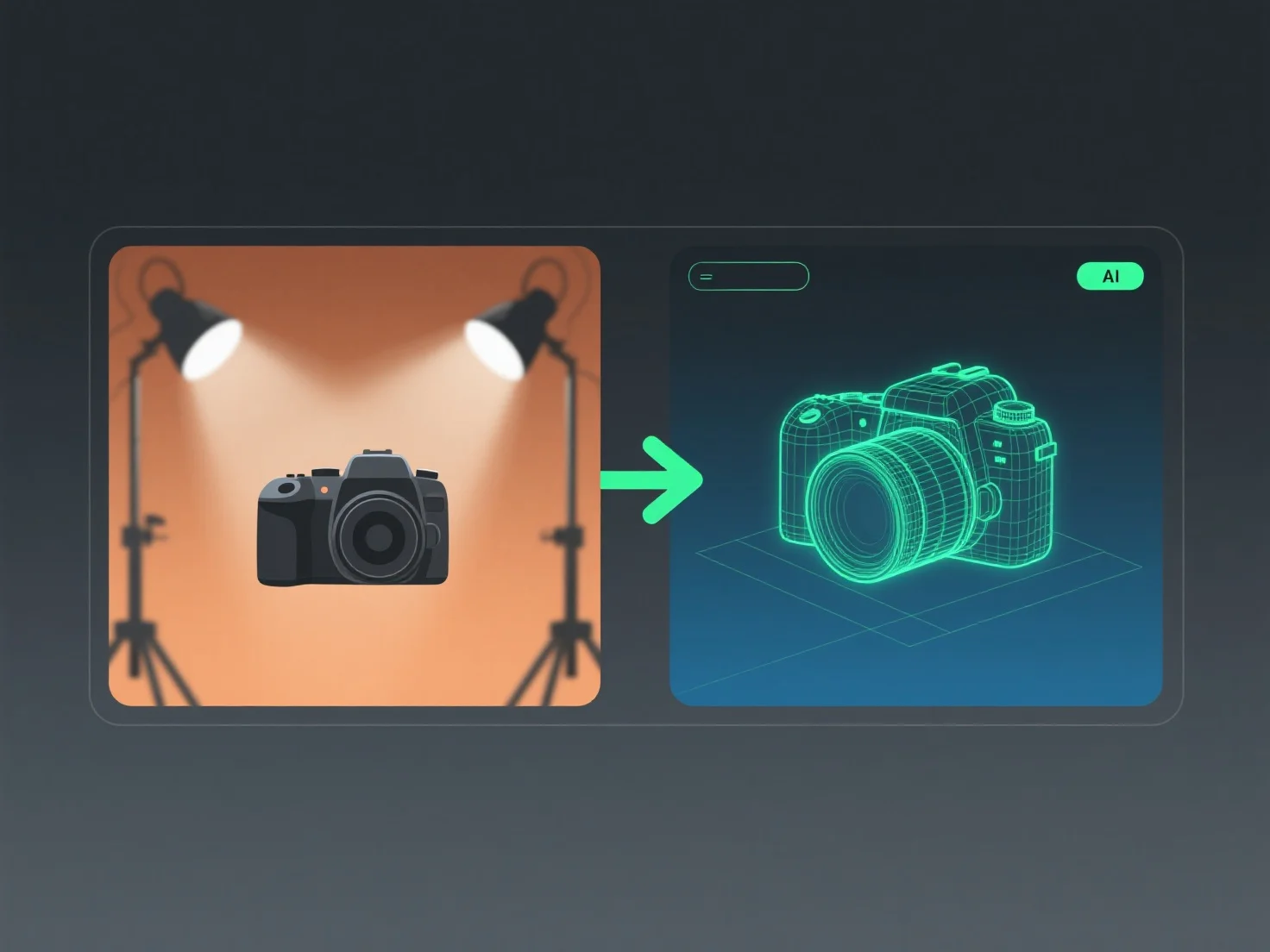 How does 3D model presentation compare to physical product photography?