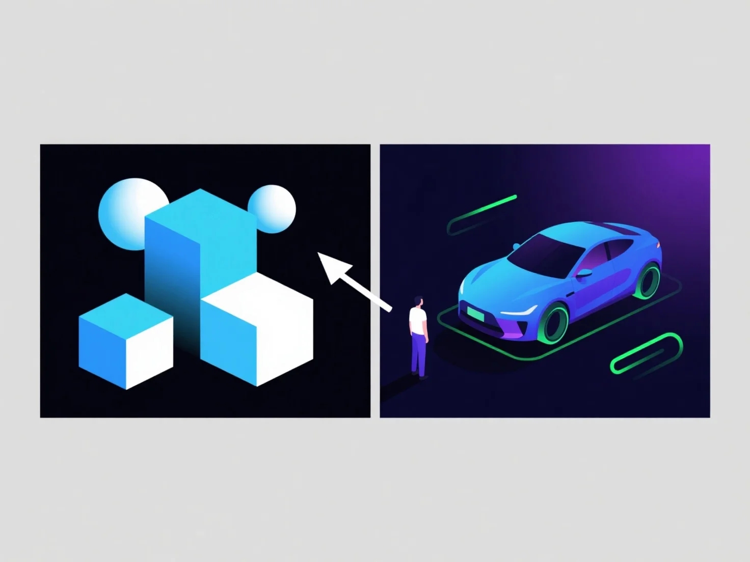 How do lightweight 3D presentations compare to high-fidelity ones?