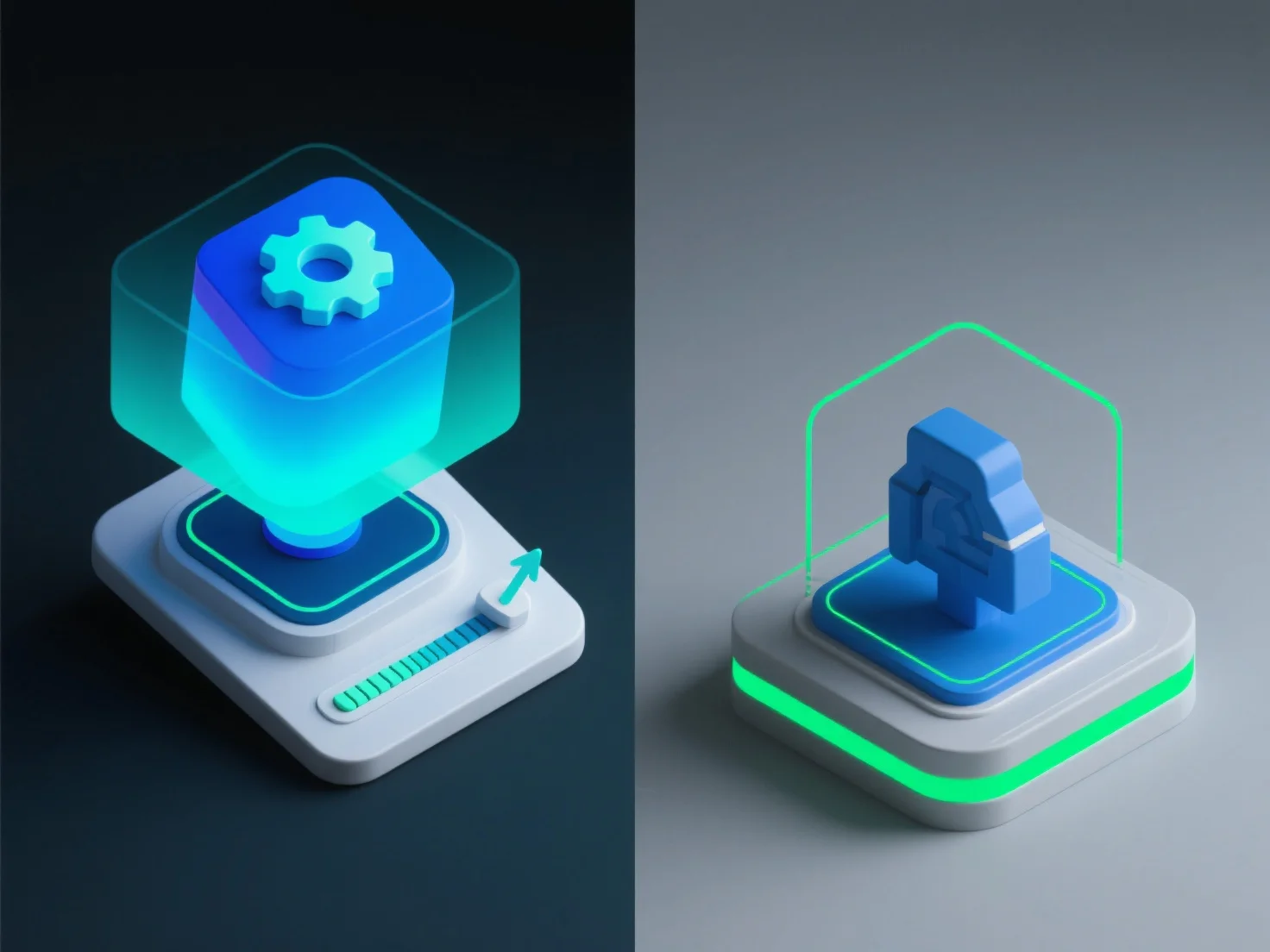 How do configurable 3D presentations compare to fixed design showcases?