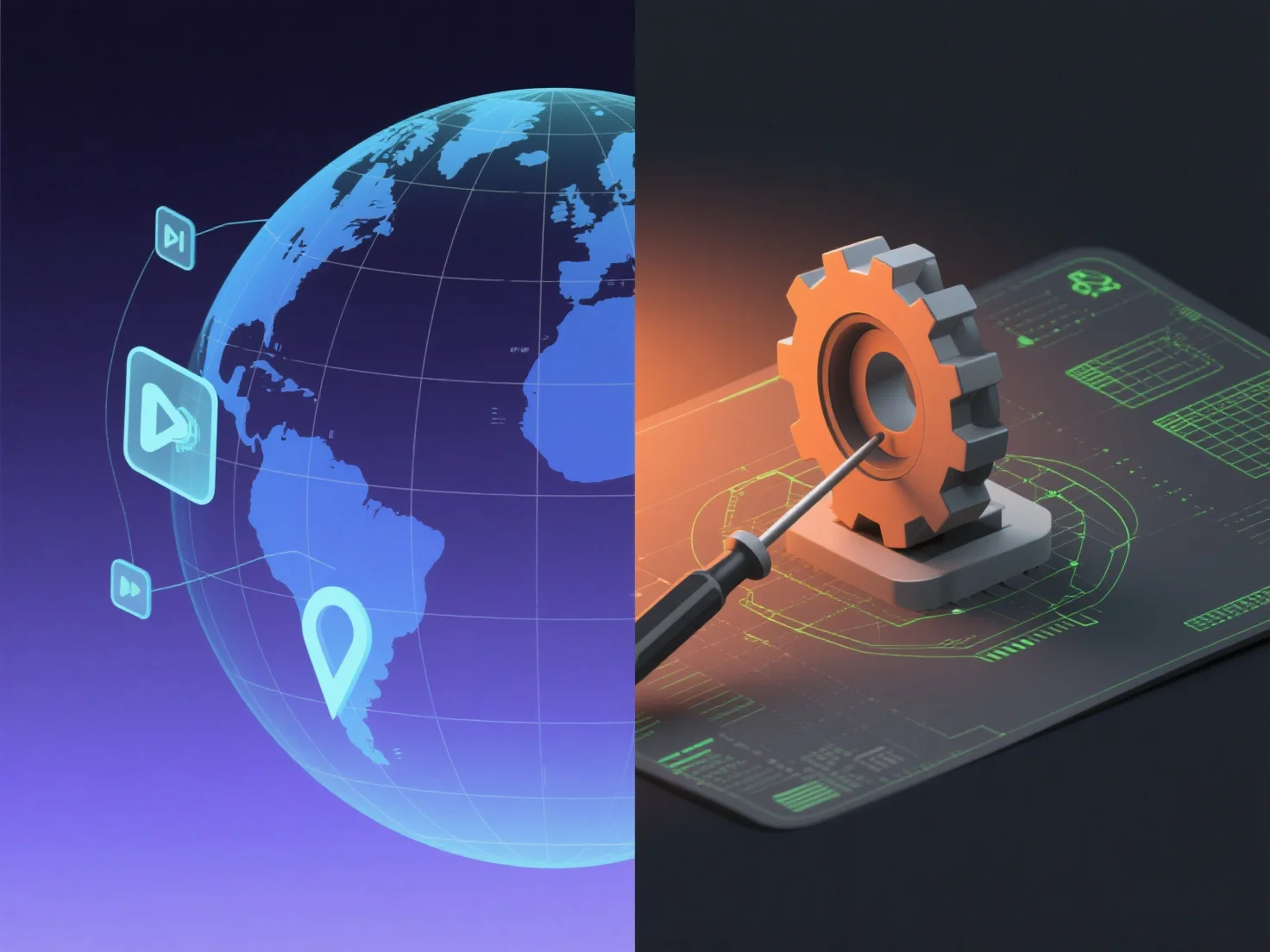 How do 3D solutions adapt differently to online and offline scenarios?