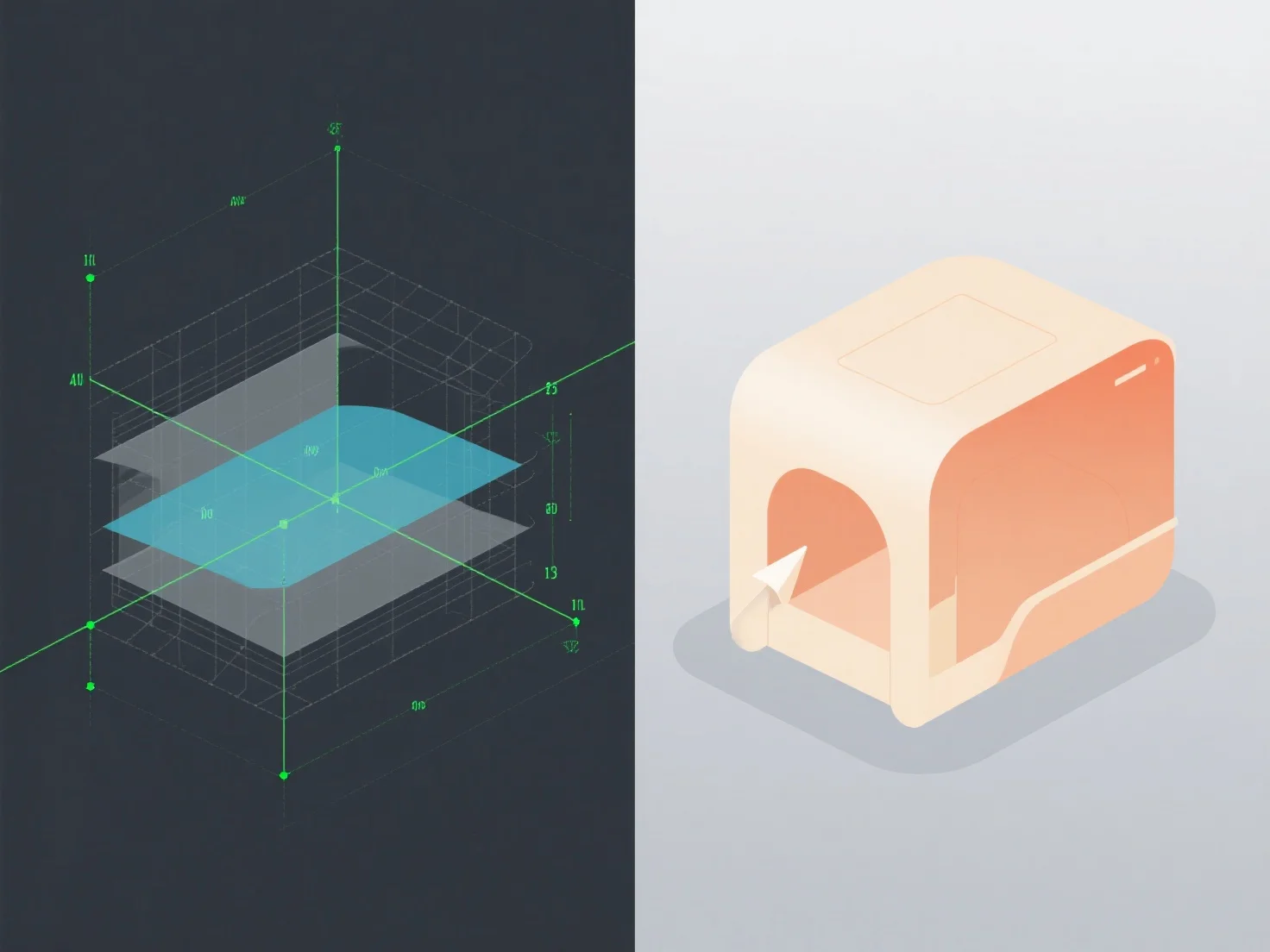 How does 3D visualization differ for technical users versus non-technical users?
