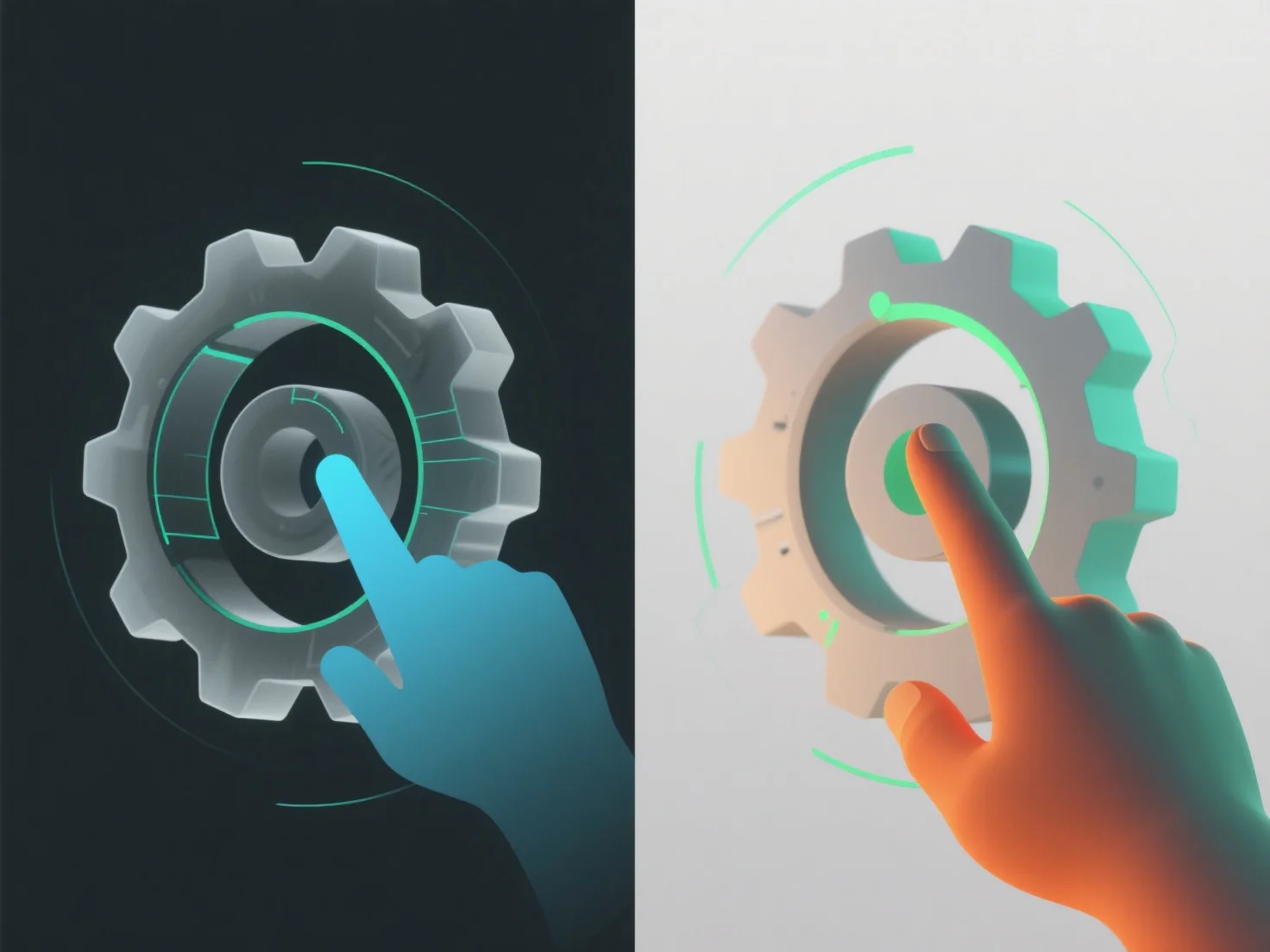 How do 3D models adapt differently in guided versus self-exploration scenarios?