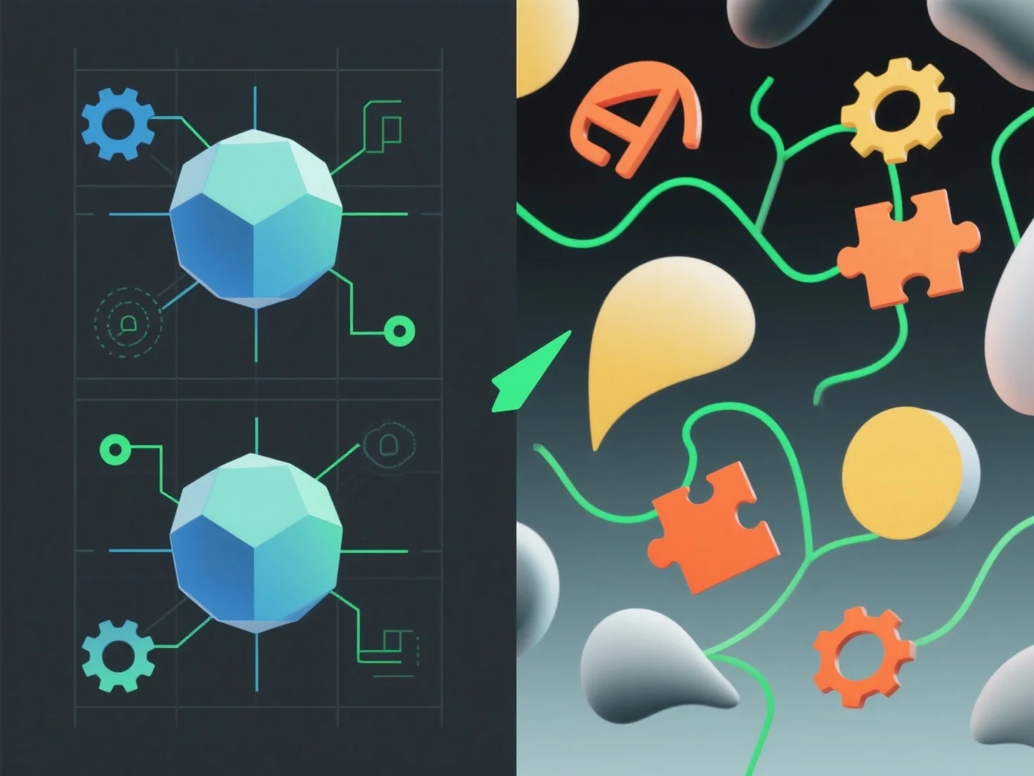 How does 3D visualization differ between standardized and custom workflows?