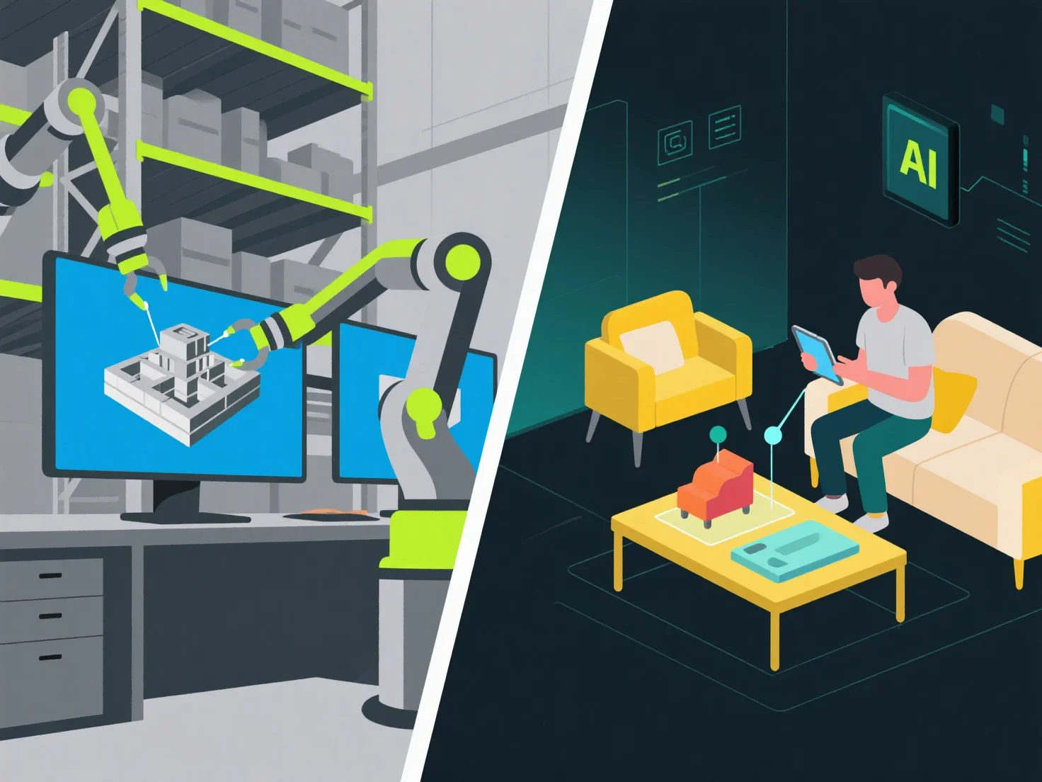 How do 3D solutions adapt to enterprise versus consumer scenarios?