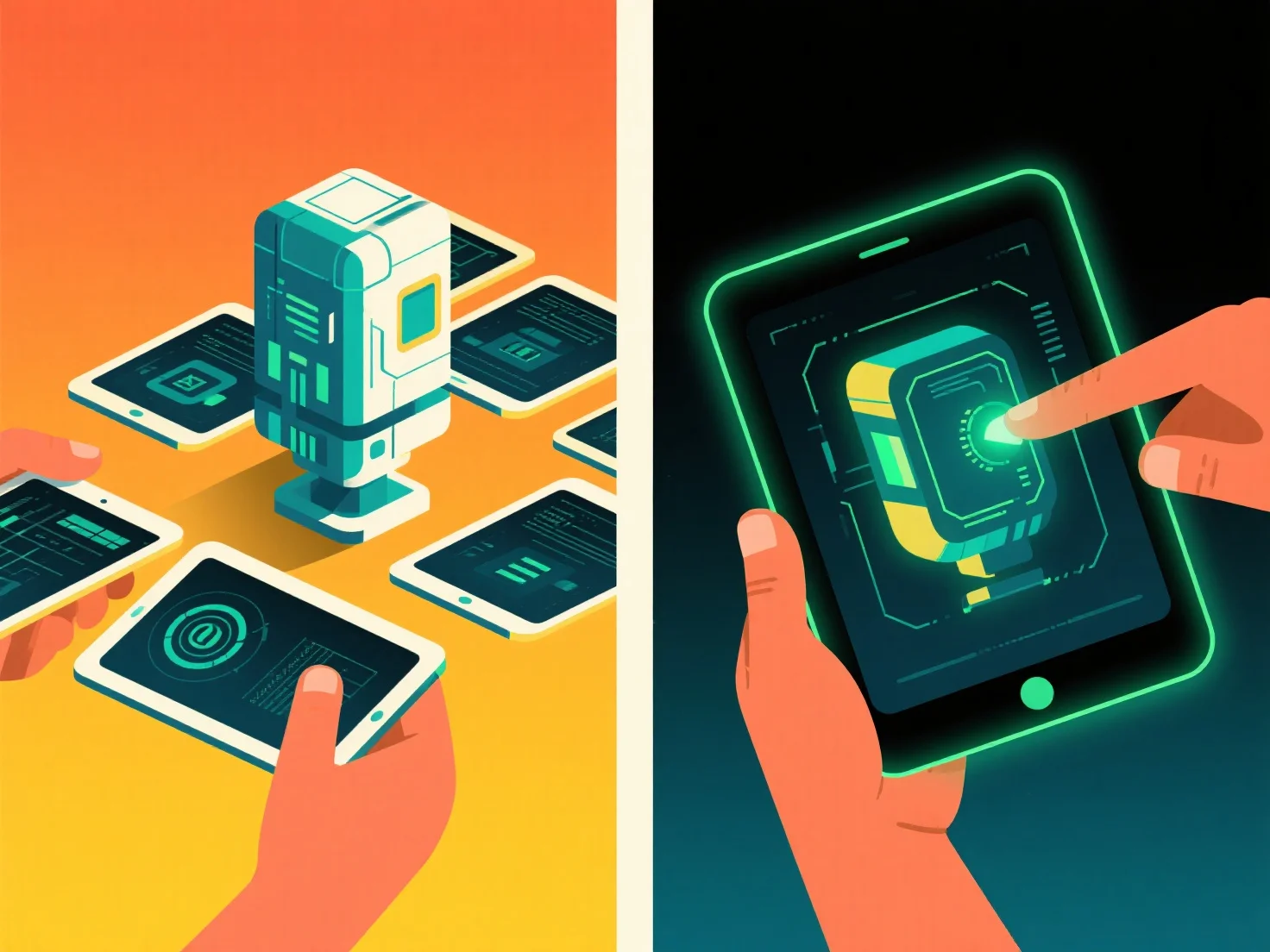 How do 3D models adapt to collaborative versus solo usage?