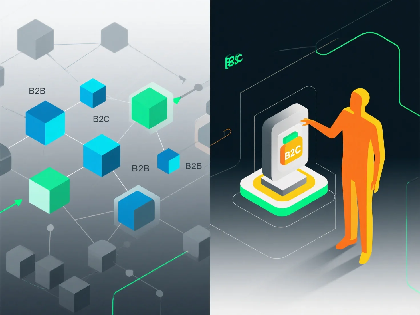How does 3D presentation compare in B2B versus B2C conversion?