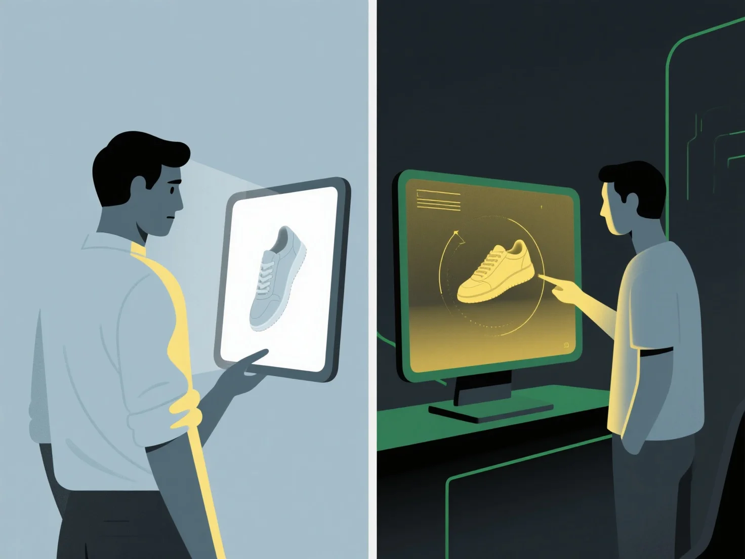 How do 3D product views affect buyer hesitation?